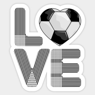 Soccer Love Sticker